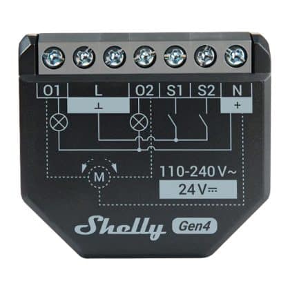 Sterownik Shelly 2pm Gen4 Zigbee/matter