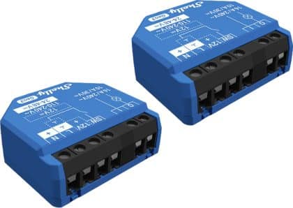 Shelly 1 Gen3 Wifi/bluetooth Σετ Από 2 Χειριστήρια