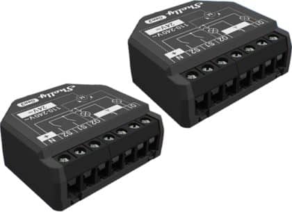 Σετ 2 Ελεγκτών Shelly 2pm Gen3 Wifi/bluetooth