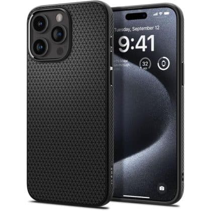 Spigen Liquid Air - θήκη για Apple iPhone 15 Pro - Μαύρο