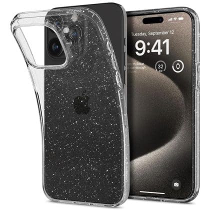 Spigen Liquid Crystal Glitter - θήκη για Apple iPhone 15 Pro Max - Διάφανο
