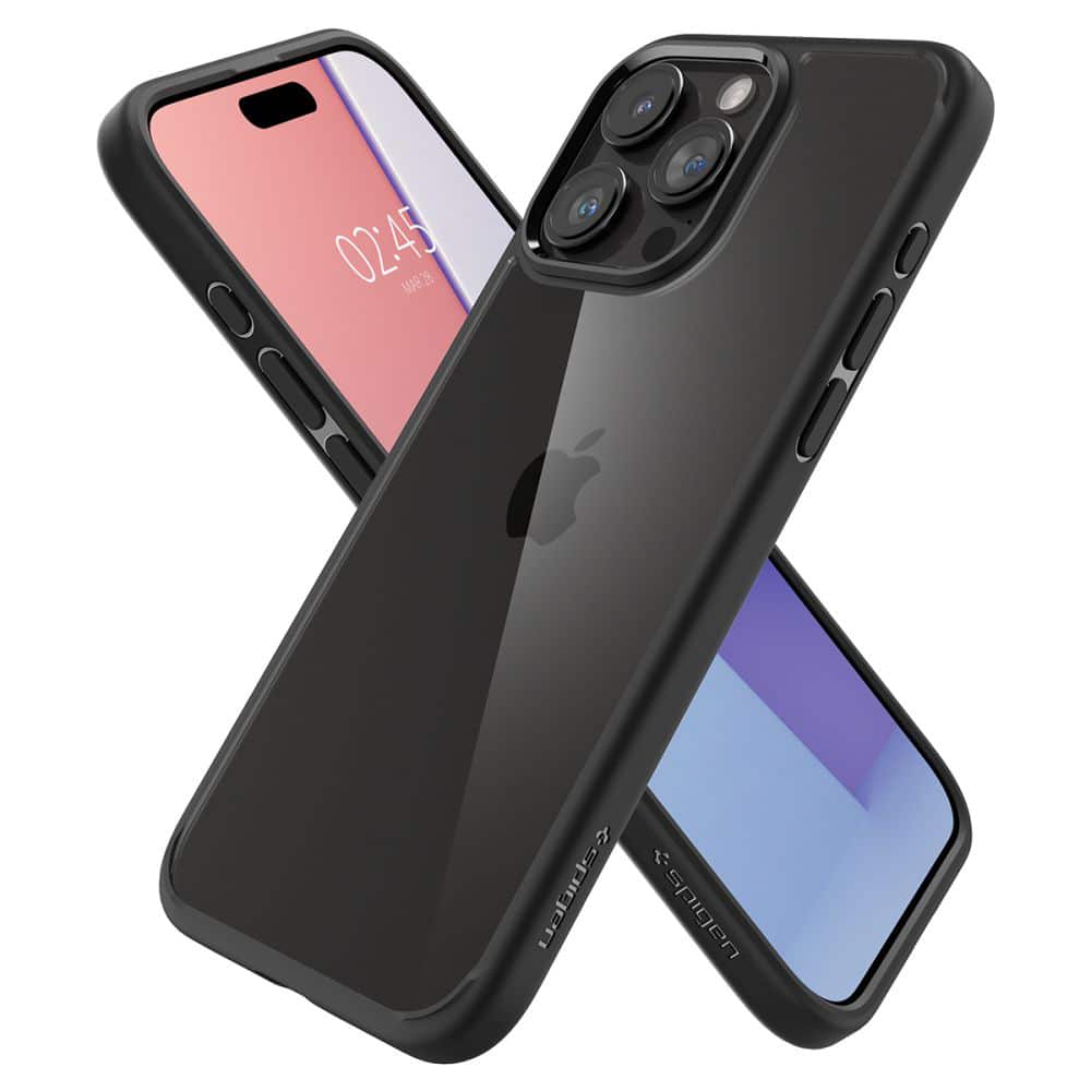 Spigen Ultra Hybrid - θήκη για Apple iPhone 15 Pro Max - Μαύρο - Image 6