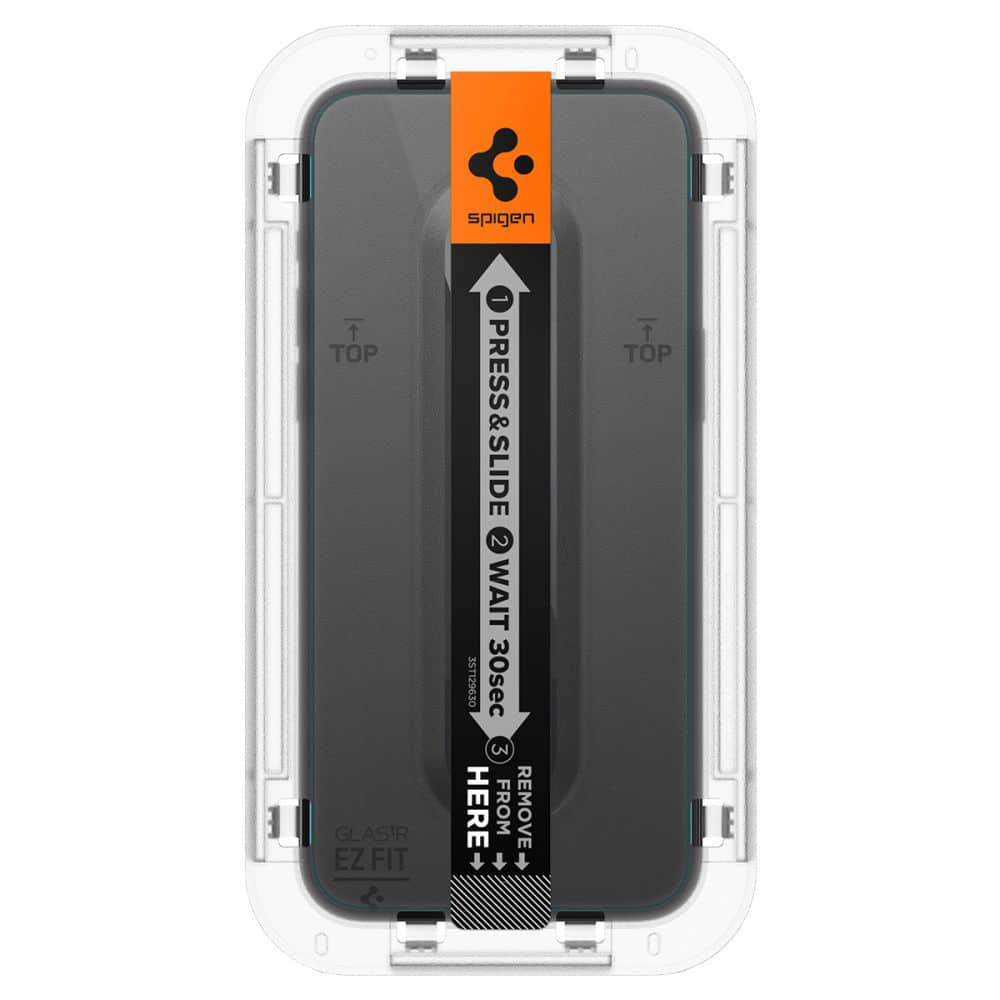 Spigen Glas.TR iPhone 15 Pro Max 6.7" "EZ FIT" 2 τεμ. διαφανές τζάμι ανθεκτικό AGL06872 - Image 5