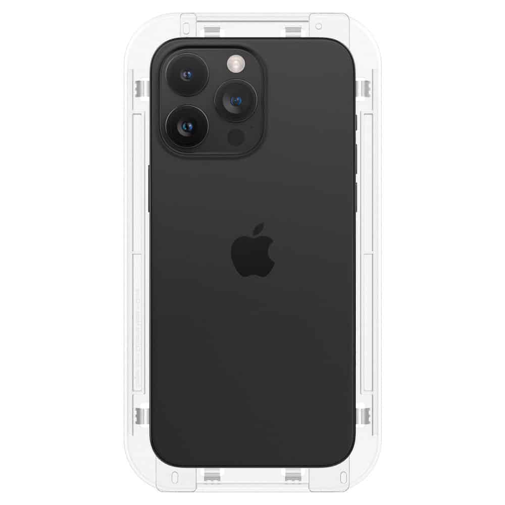 Spigen Glas.TR iPhone 15 Pro Max 6.7" "EZ FIT" 2 τεμ. διαφανές τζάμι ανθεκτικό AGL06872 - Image 7