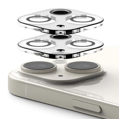 Ringke - Camera Protector Glass (2 Pack) - iPhone 15 / iPhone 15 Plus - Clear