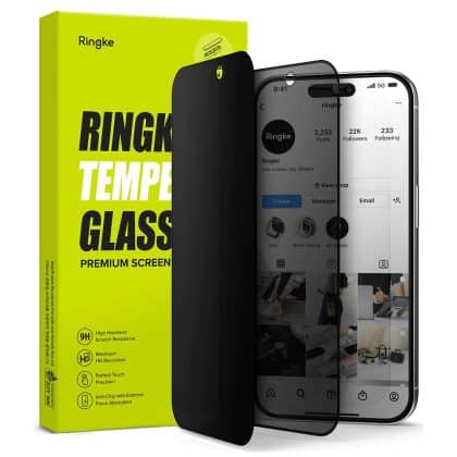 Ringke - Tempered Glass - iPhone 15 Pro - Privacy