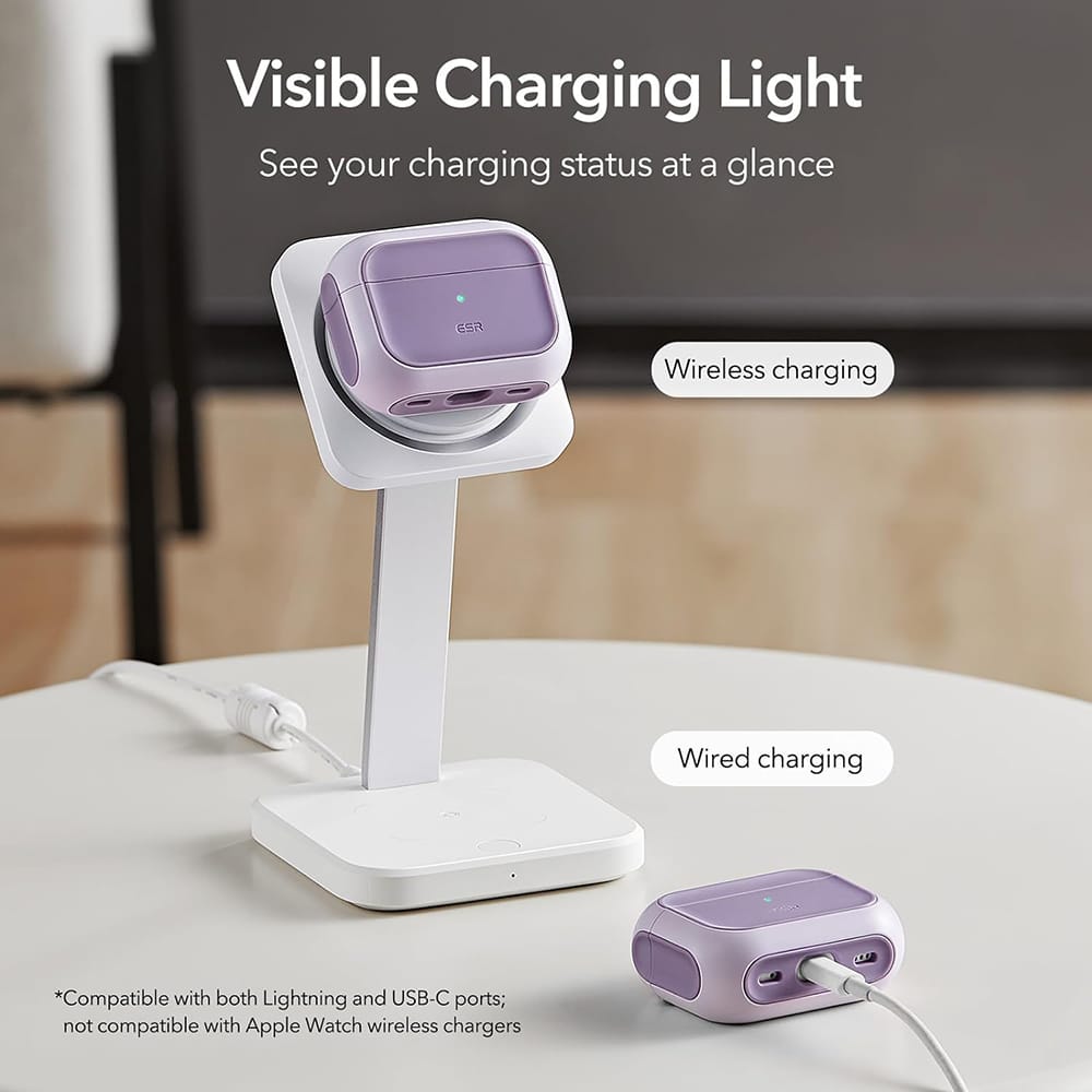 ESR Orbit HAlolock Magsafe Apple AirPods PRO 1 / 2 (Lavender) - Image 3
