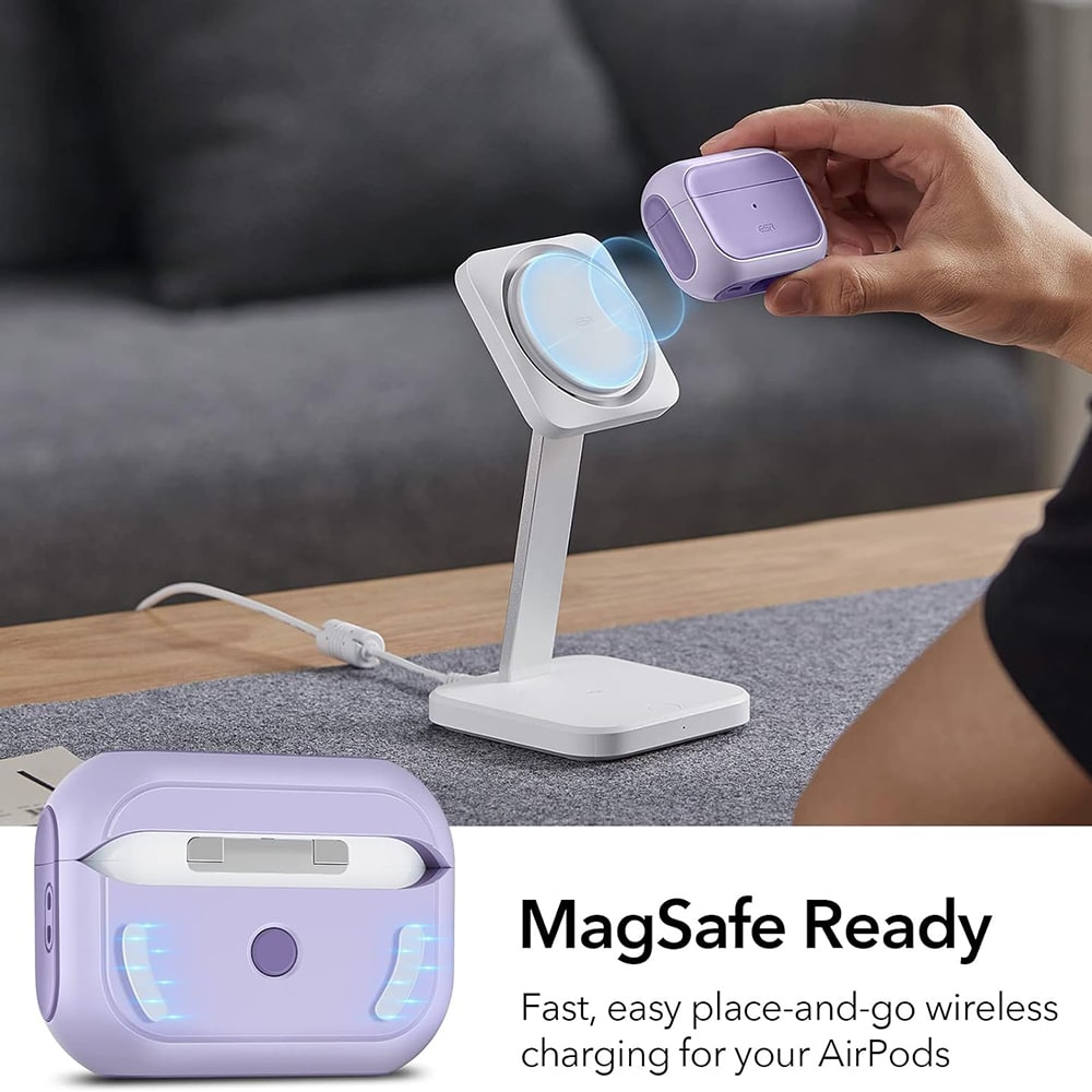 ESR Orbit HAlolock Magsafe Apple AirPods PRO 1 / 2 (Lavender) - Image 4