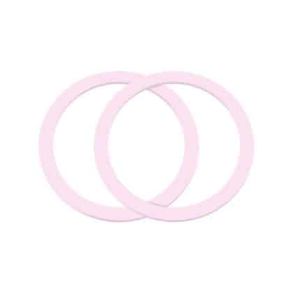 Joyroom set of metal magnetic rings for smartphone 2 pcs pink (JR-Mag-M3)