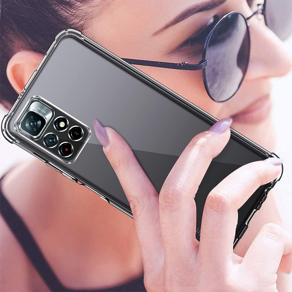 Techsuit Shockproof Clear Silicone - θήκη για Xiaomi Redmi Note 11 - Διάφανο - Image 6