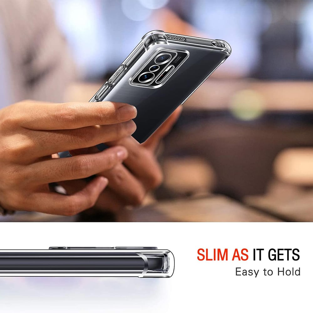 Techsuit Shockproof Clear Silicone - θήκη για Xiaomi 11T - Διάφανο - Image 4