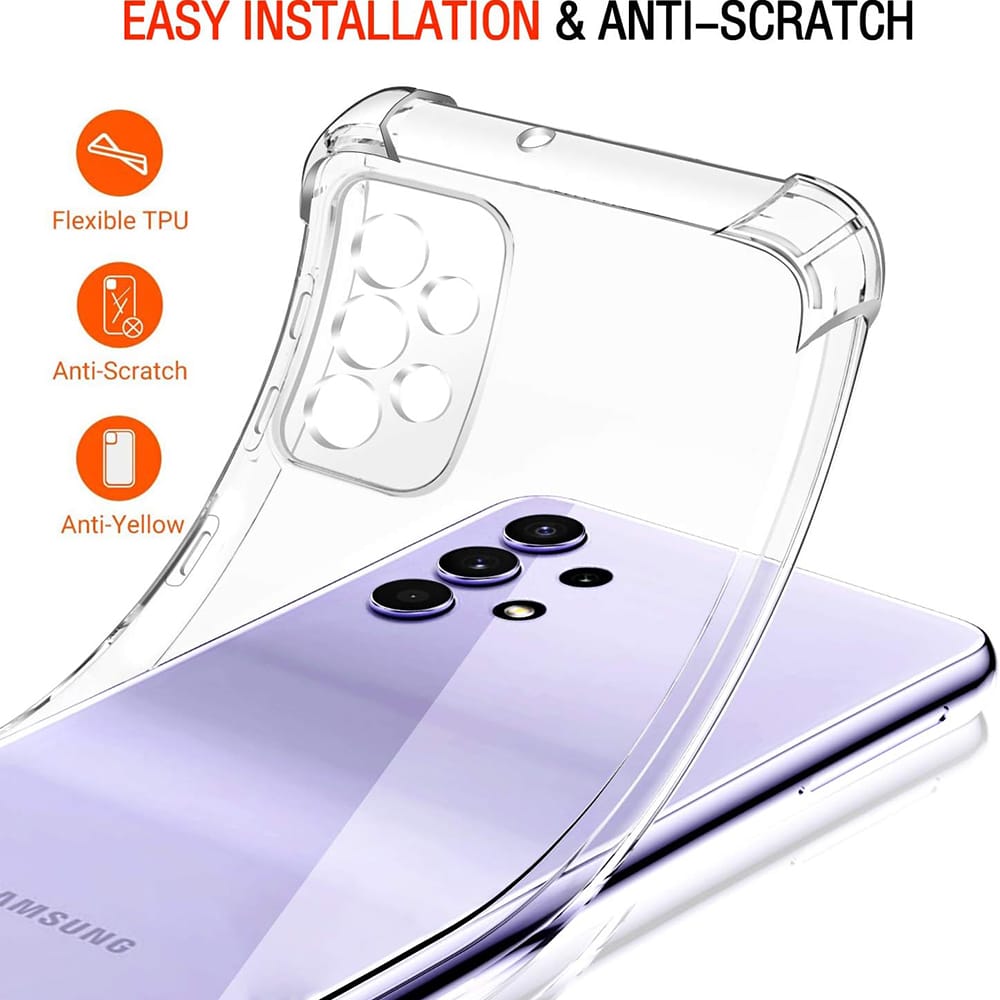 Techsuit Shockproof Clear Silicone - θήκη για Samsung Galaxy A52 - Διάφανο - Image 5