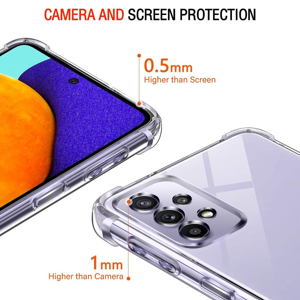 Techsuit Shockproof Clear Silicone - θήκη για Samsung Galaxy A52 - Διάφανο - Image 3