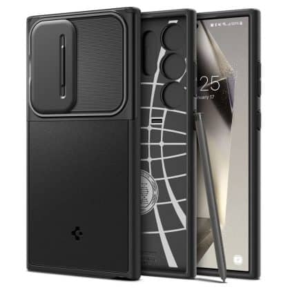 Spigen Optik Armor - θήκη για Samsung Galaxy S24 Ultra - Μαύρο