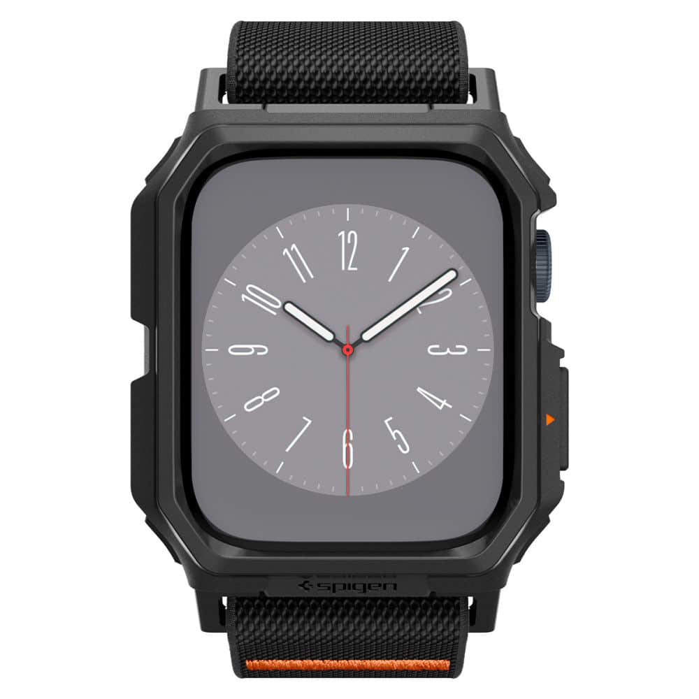 Spigen Lite Fit PRO Apple Watch 4/5/6/7/ 8/9/SE 44/45mm ματ μαύρο ACS07103 - Image 5