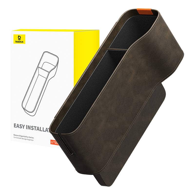 Baseus OrganizeFun Series Car Console Storage Organizer Marble Καφέ - Image 6