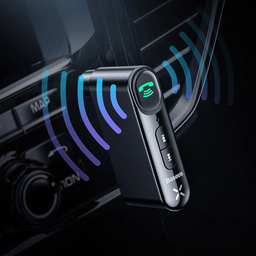 Bluetooth AUX transmitter Baseus BSBA-02 (Overseas Edition) - Μαύρο - Image 10