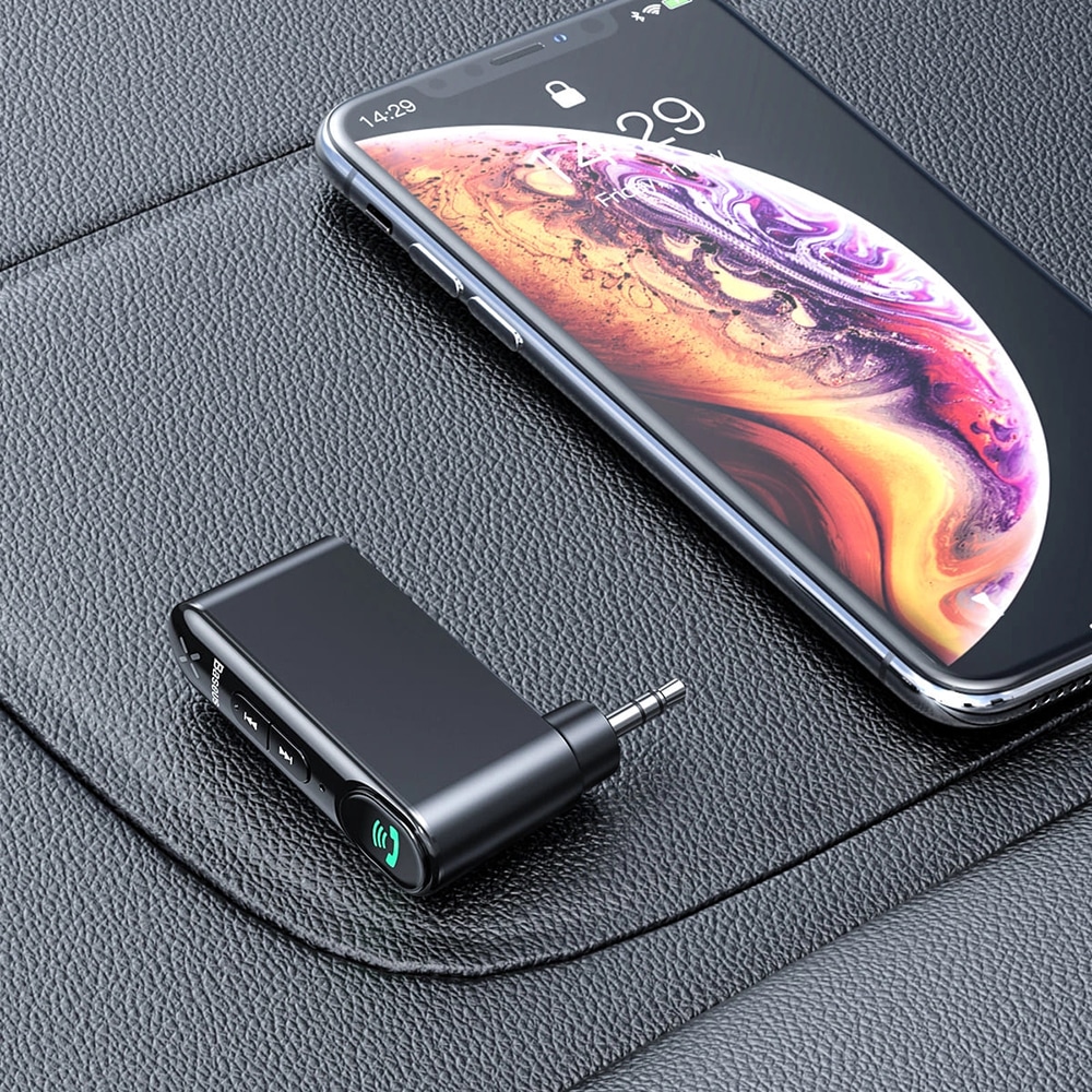 Bluetooth AUX transmitter Baseus BSBA-02 (Overseas Edition) - Μαύρο - Image 9