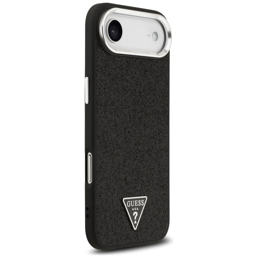 Guess Glitter Triangle Logo MagSafe - θήκη για Apple iPhone Air - Μαύρο - Image 4
