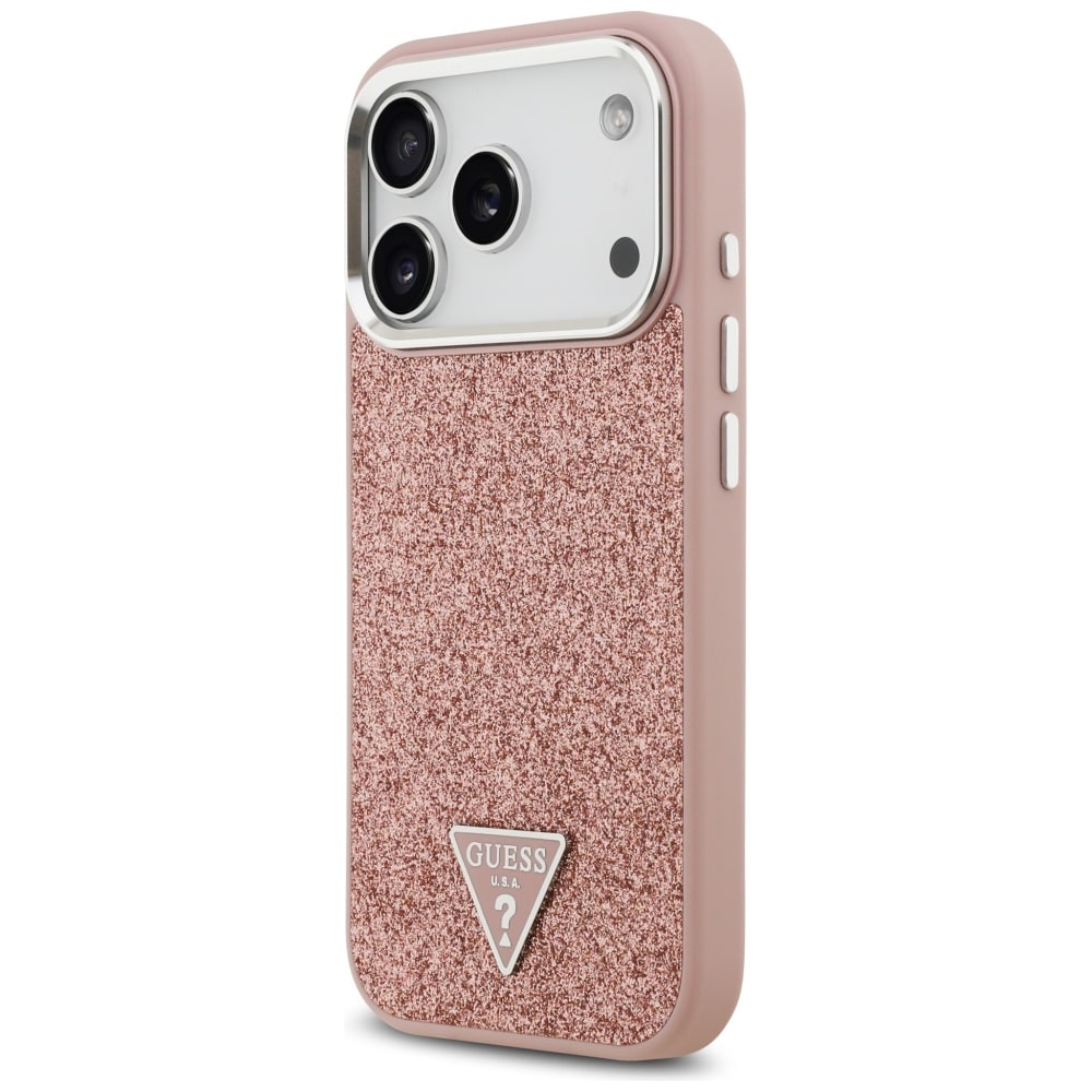 Guess Glitter Triangle - θήκη για Apple iPhone 17 Pro - Ροζ - Image 2