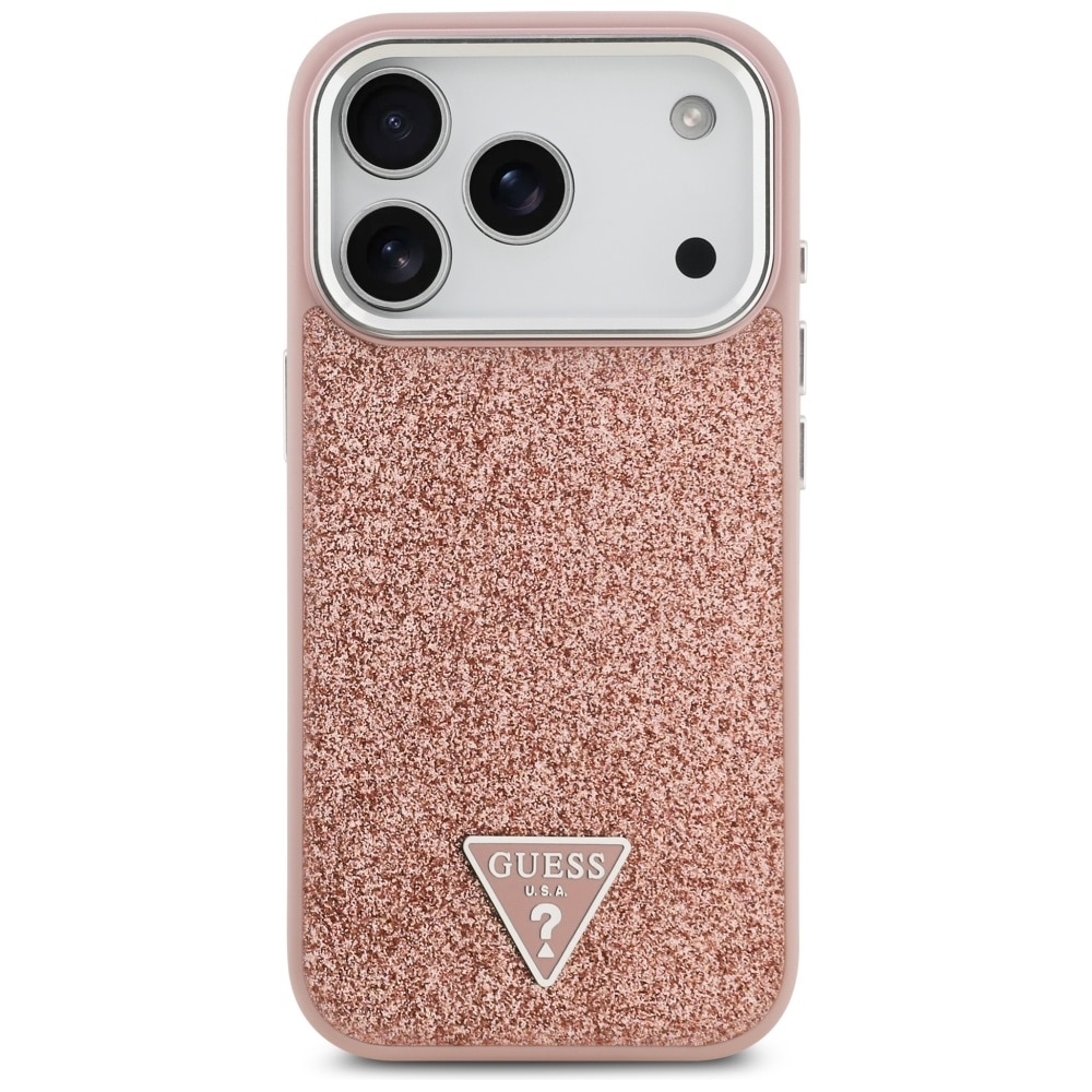 Guess Glitter Triangle - θήκη για Apple iPhone 17 Pro - Ροζ - Image 3