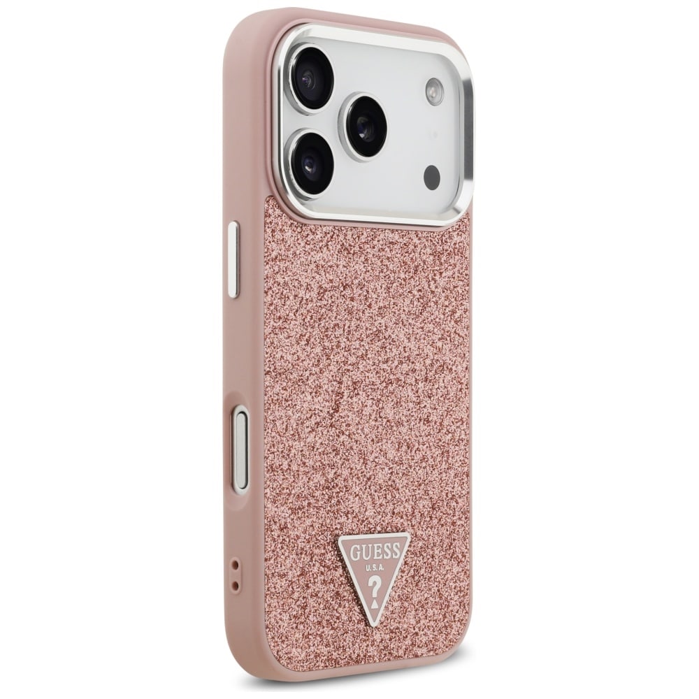 Guess Glitter Triangle - θήκη για Apple iPhone 17 Pro - Ροζ - Image 4