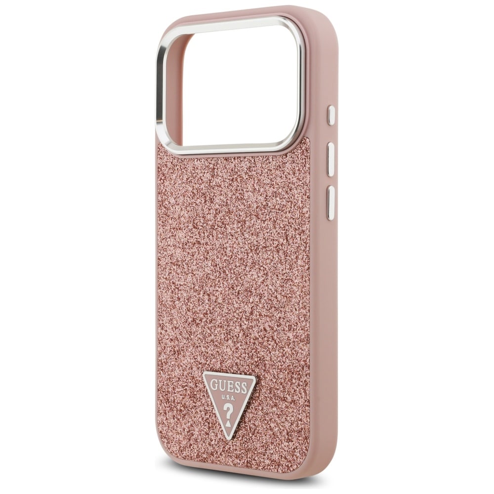 Guess Glitter Triangle - θήκη για Apple iPhone 17 Pro - Ροζ - Image 6