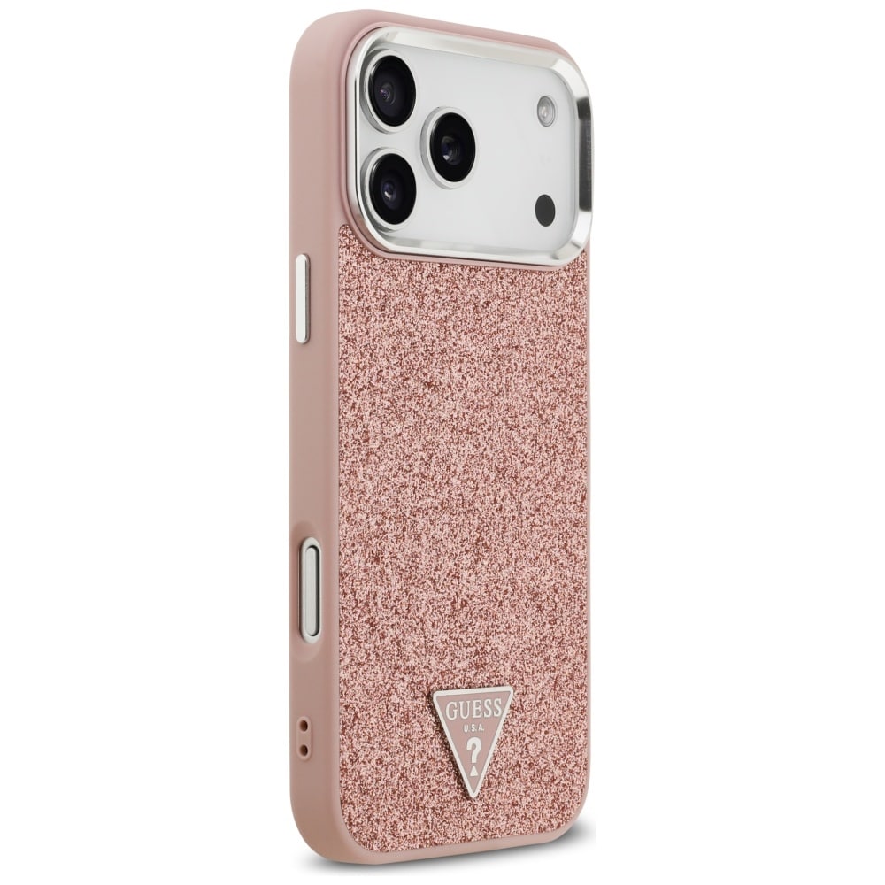 Guess Glitter Triangle - θήκη για Apple iPhone 17 Pro Max - Ροζ - Image 4