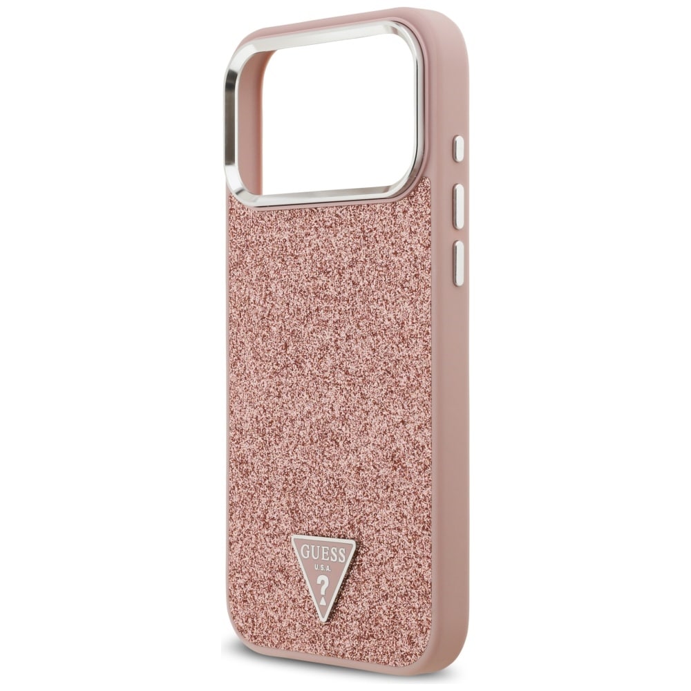 Guess Glitter Triangle - θήκη για Apple iPhone 17 Pro Max - Ροζ - Image 6