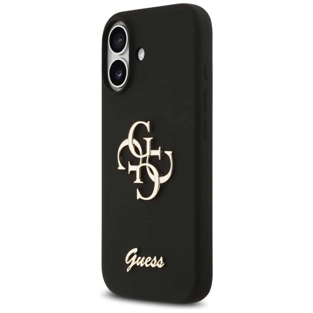 Guess Θήκη Από Σιλικόνη Big 4g Script Για iPhone 17 Μαύρη - Image 2