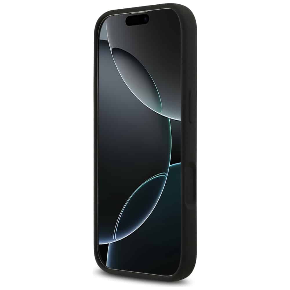 Guess Θήκη Από Σιλικόνη Big 4g Script Για iPhone 17 Μαύρη - Image 5