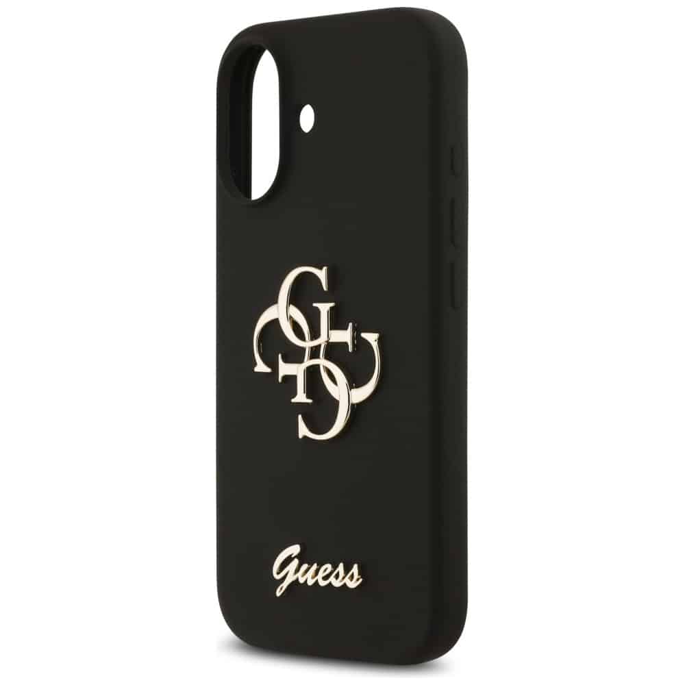 Guess Θήκη Από Σιλικόνη Big 4g Script Για iPhone 17 Μαύρη - Image 6