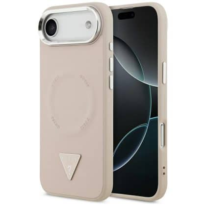 Guess Triangle Logo MagSafe - θήκη για Apple iPhone Air - Ροζ