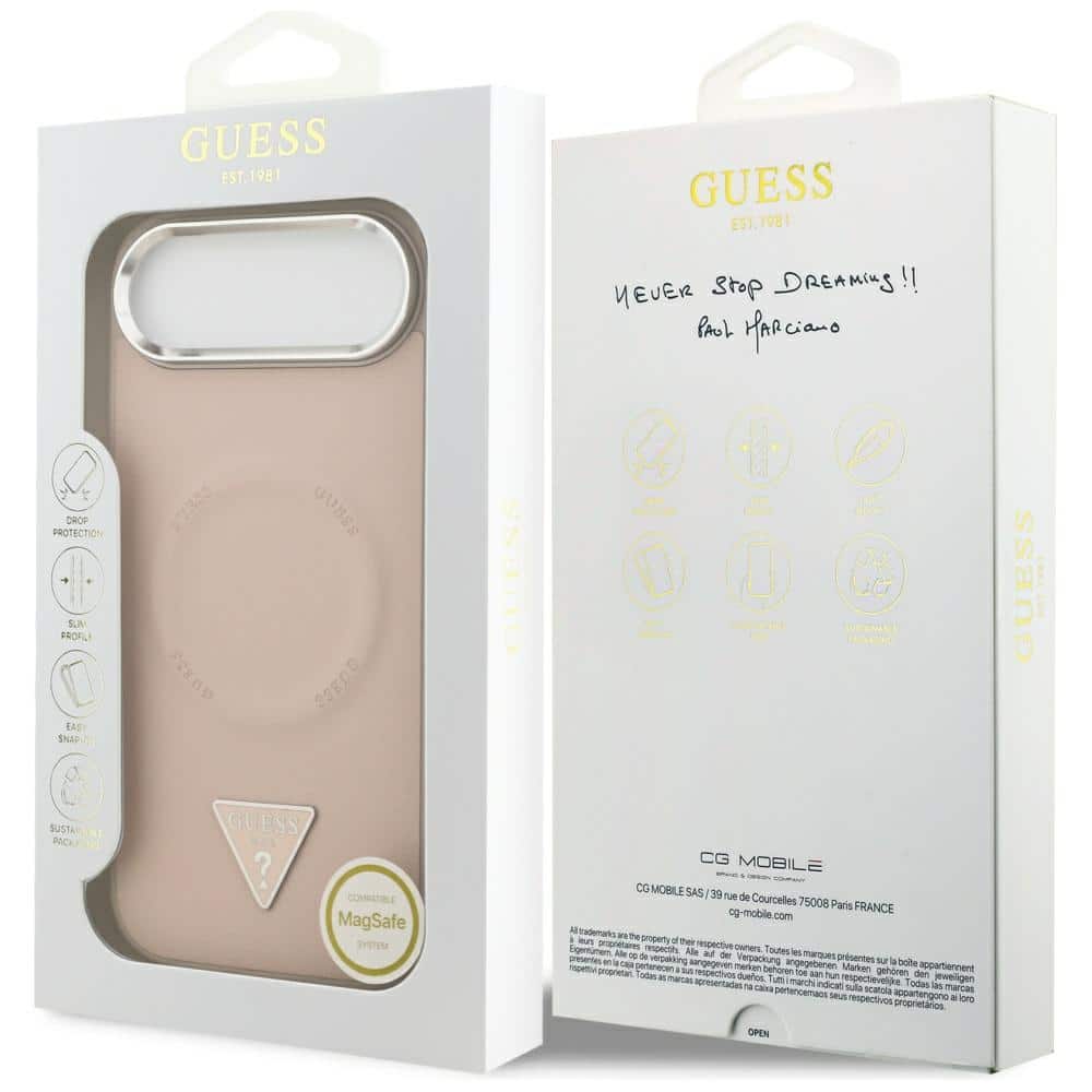 Guess Triangle Logo MagSafe - θήκη για Apple iPhone Air - Ροζ - Image 8