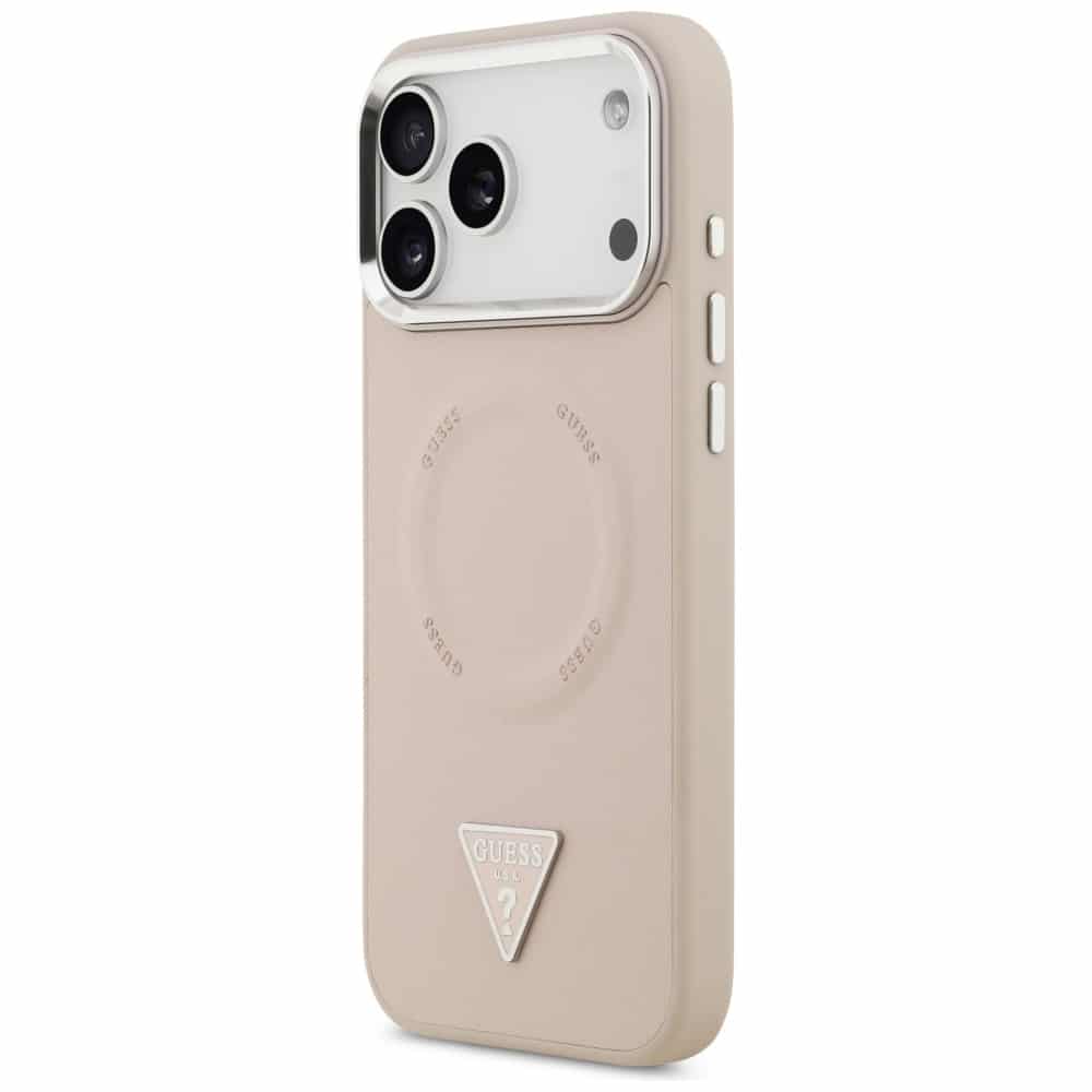 Guess Triangle Logo MagSafe - θήκη για Apple iPhone 17 Pro Max - Ροζ - Image 2
