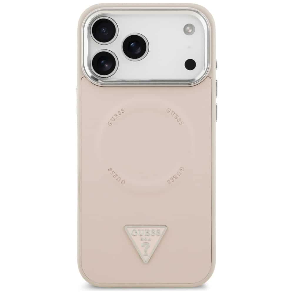 Guess Triangle Logo MagSafe - θήκη για Apple iPhone 17 Pro Max - Ροζ - Image 3