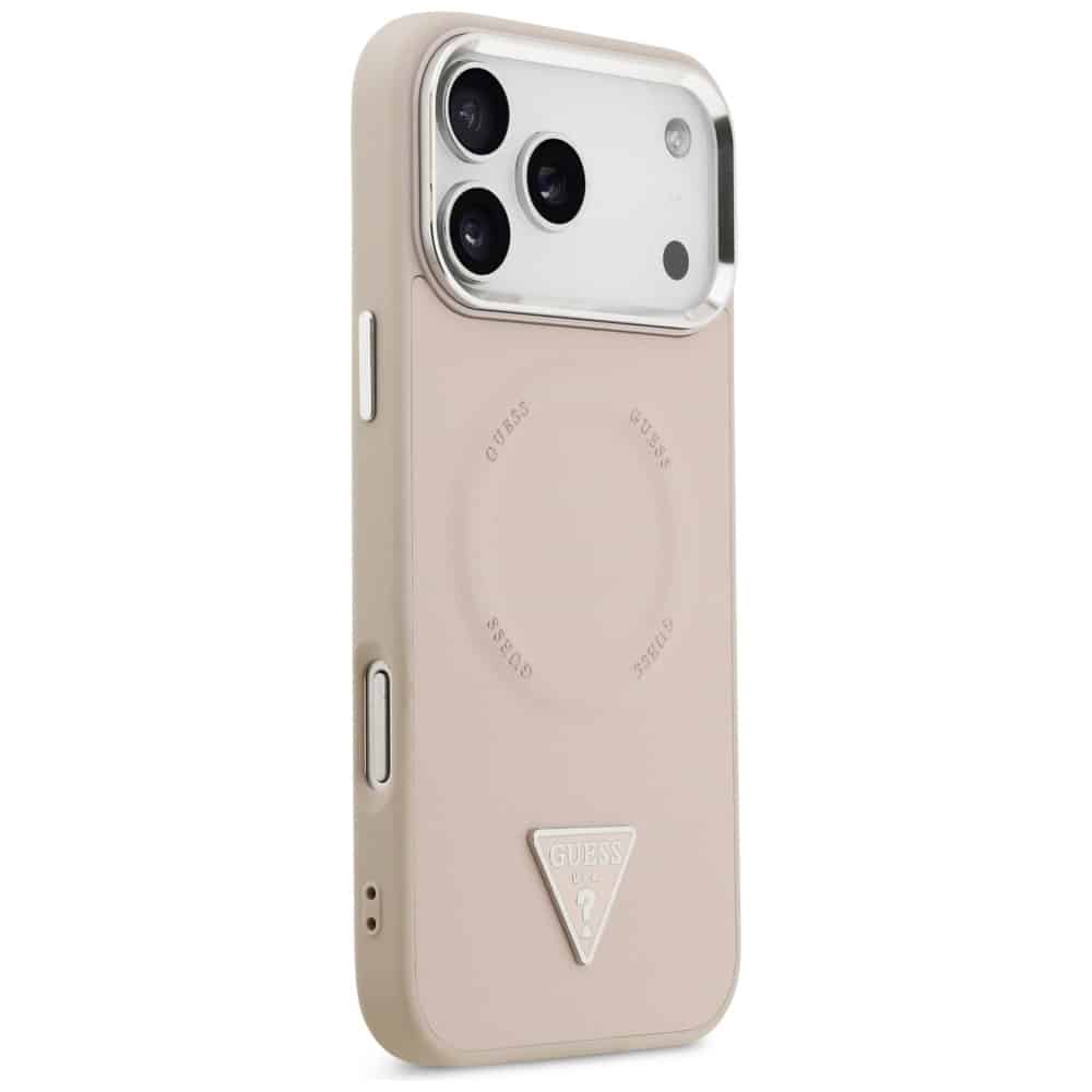 Guess Triangle Logo MagSafe - θήκη για Apple iPhone 17 Pro Max - Ροζ - Image 4