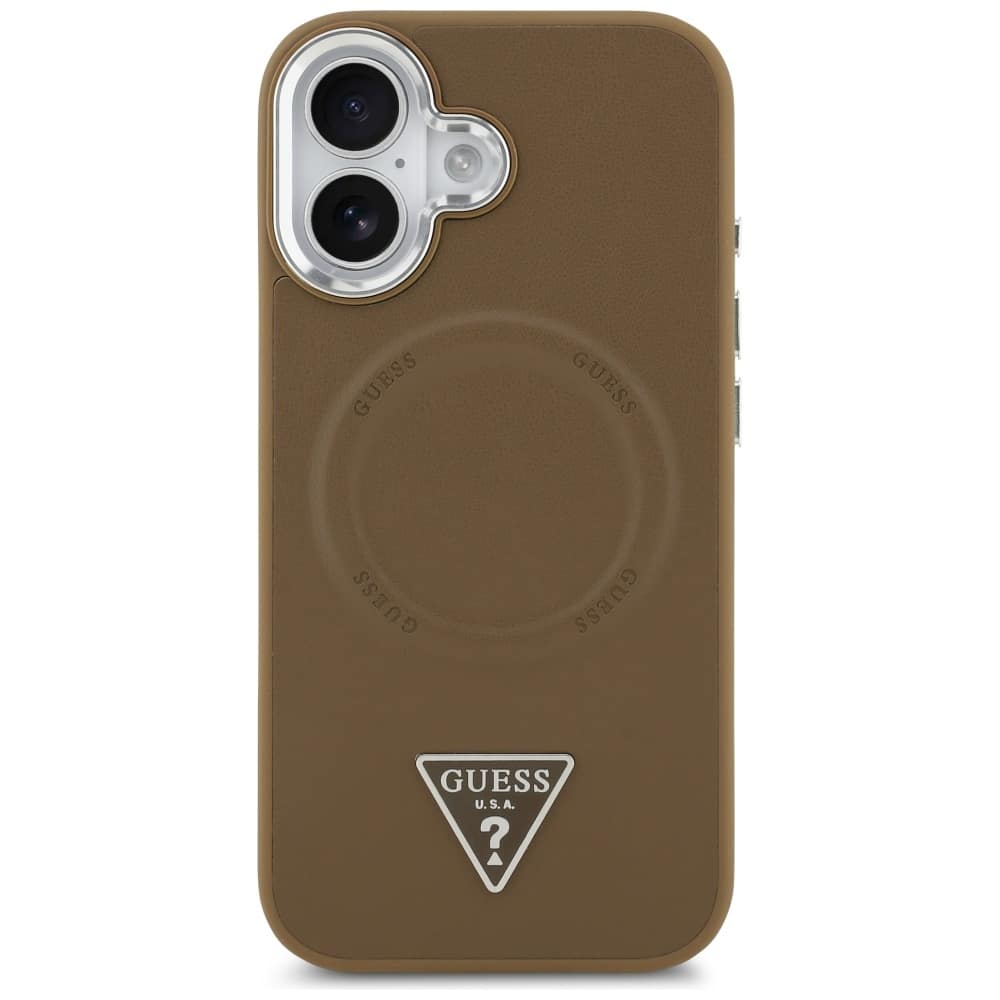 Θήκη Magsafe Guess Triangle Logo Για iPhone 17 Καφέ - Image 3