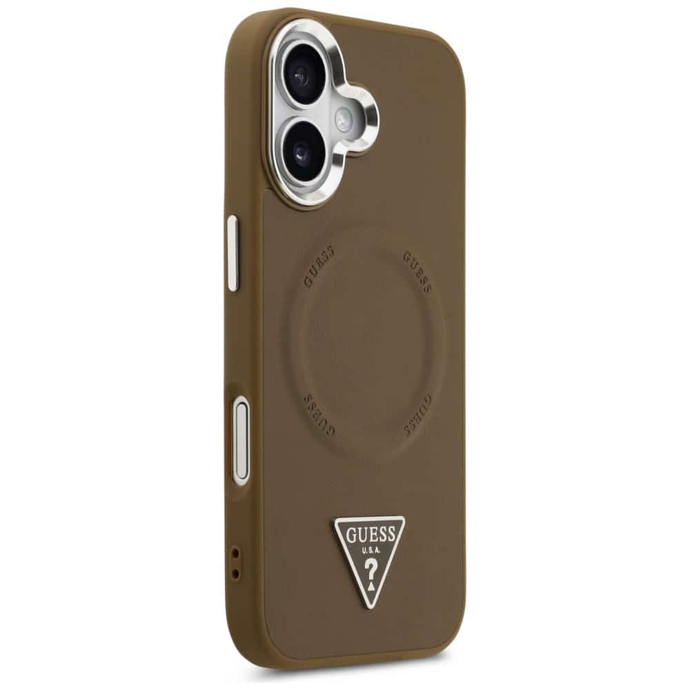 Θήκη Magsafe Guess Triangle Logo Για iPhone 17 Καφέ - Image 4
