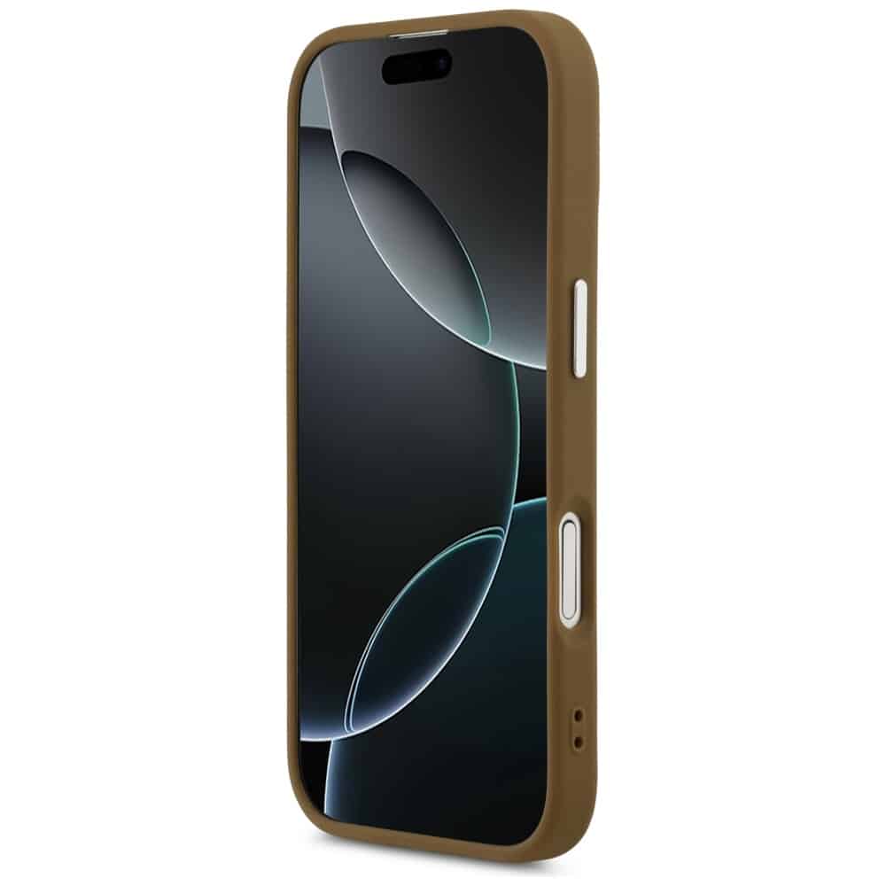 Θήκη Magsafe Guess Triangle Logo Για iPhone 17 Καφέ - Image 5