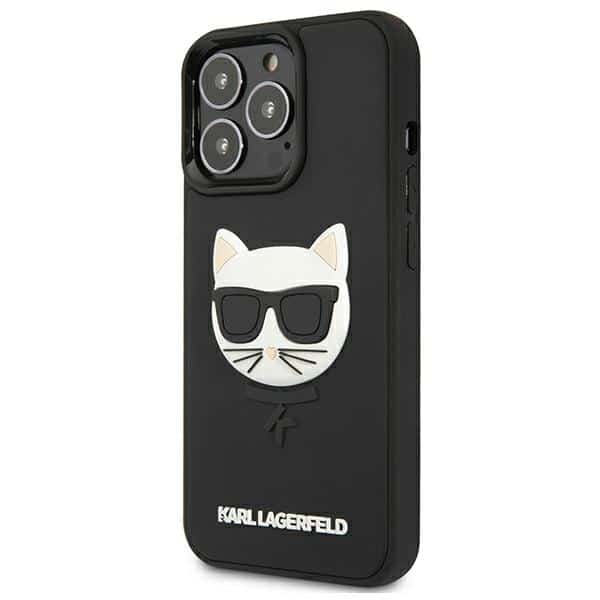 Karl Lagerfeld 3D Rubber Choupette - θήκη για Apple iPhone 13 Pro / - Μαύρο - Image 2