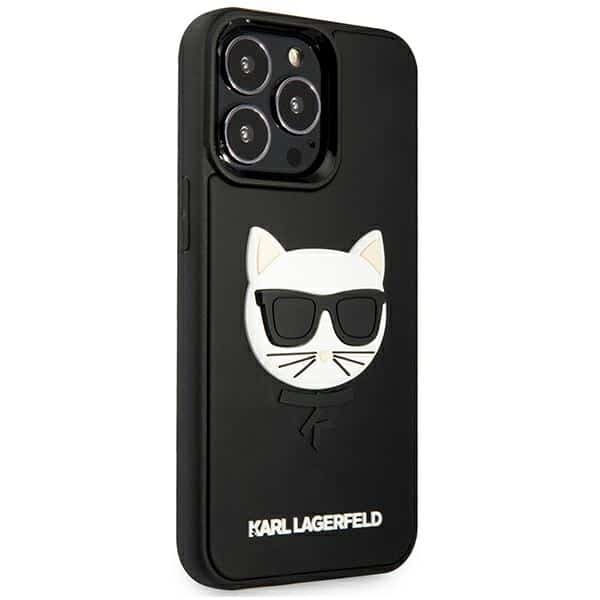 Karl Lagerfeld 3D Rubber Choupette - θήκη για Apple iPhone 13 Pro / - Μαύρο - Image 4