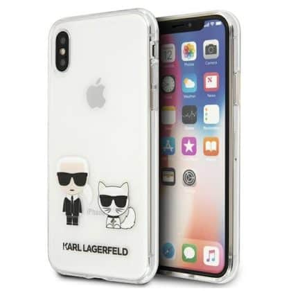 Karl Lagerfeld Karl & Choupette - θήκη για Apple iPhone XS Max - Διάφανο