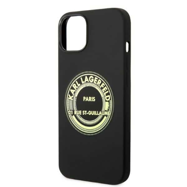 Karl Lagerfeld Σιλικόνη RSG - θήκη για Apple iPhone 14 Plus / 15 - Μαύρο - Image 6