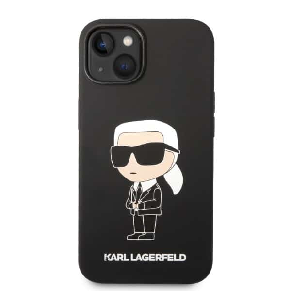 Karl Lagerfeld Silicone Ikonik Karl MagSafe - θήκη για Apple iPhone 14 Plus / 15 - Μαύρο - Image 3