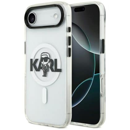 Karl Lagerfeld IML Karl Sketch Logo MagSafe - θήκη για Apple iPhone Air - Διάφανο