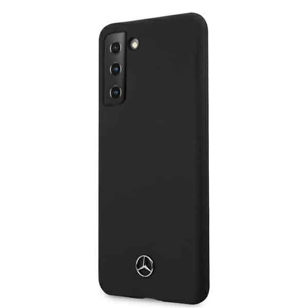 Θήκη Hardcase Mercedes Mehcs21ssilbk S21 G991 Μαύρη Από Σιλικόνη - Image 2