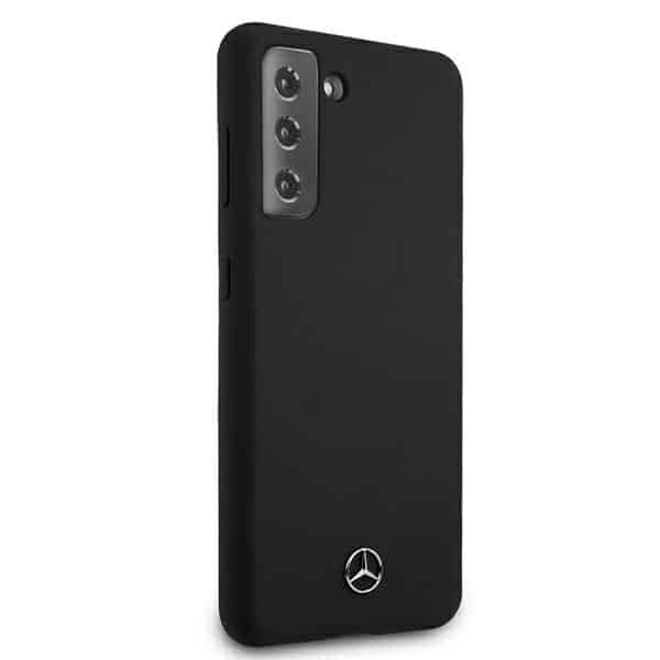 Θήκη Hardcase Mercedes Mehcs21ssilbk S21 G991 Μαύρη Από Σιλικόνη - Image 4
