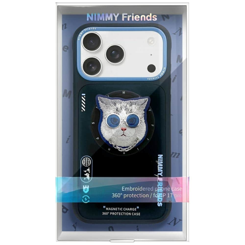 Nimmy Glasses Cool Cat MagSafe - θήκη για Apple iPhone 17 Pro Max - Πολύχρωμο - Image 2