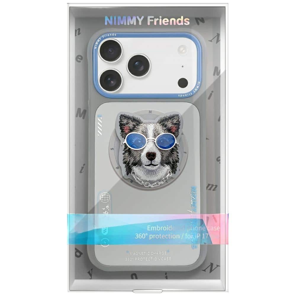 Nimmy Glasses Cool Dog MagSafe - θήκη για Apple iPhone 17 Pro Max - Γκρι - Image 2